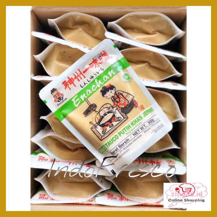 

4R6Ey46- Shinshuichi Enachan Shiro Miso Paste- Pasta Miso- Tauco Putih 300G R7Eye59-