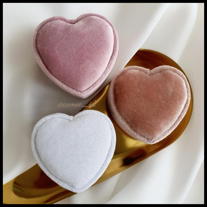 Camoe - Engagement Velvet Wedding Ring Box / Kotak Cincin Ringbox