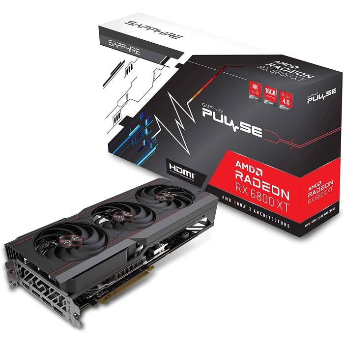 Vga / Sapphire Pulse Amd Radeon Rx 6800 Xt Gaming Oc 16Gb Ddr6