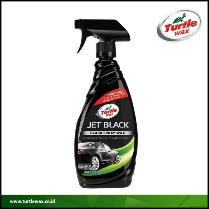 Turtle Wax Jet Black Spray Wax - Turtle Wax Black Spray Wax