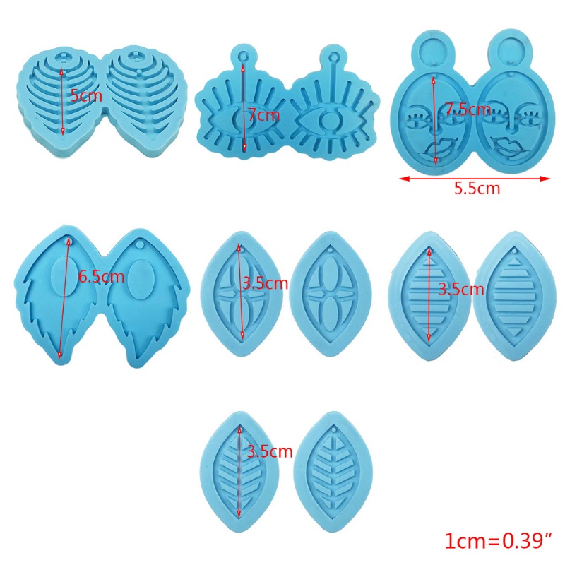 SIY  DIY Earrings Pendant Silicone Mould Handmade Crafts Jewelry Making Tool Crystal Epoxy Resin Mold