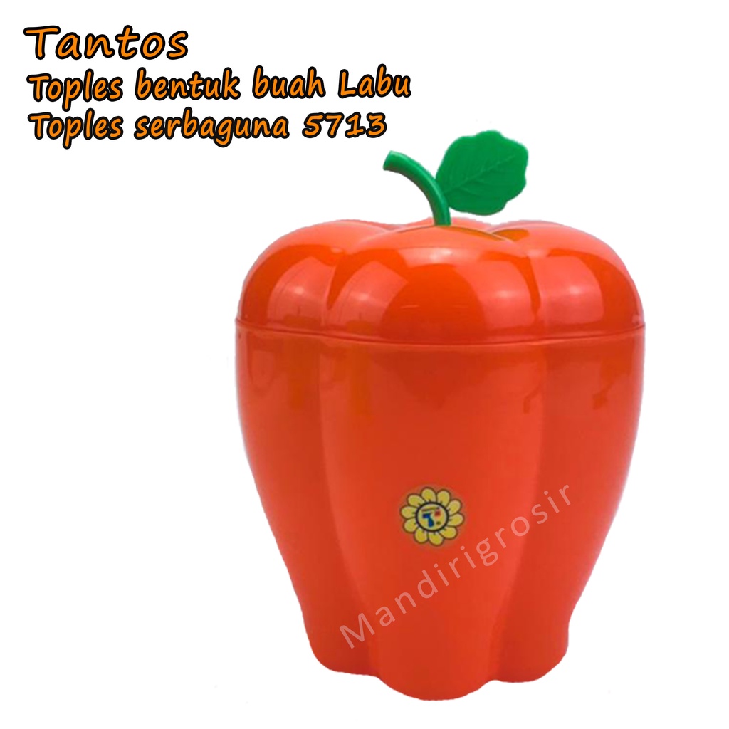 Toples bentuk buah Labu *Tantos * Toples serbaguna *5713