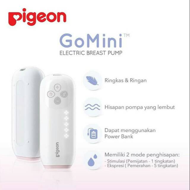 PIGEON GO MINI BREAST PUMP DOUBLE PUMPING ELEKTRIK