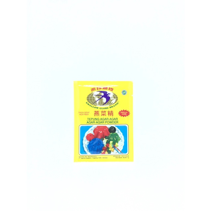 

rg201tg Agar Agar Swallow Globe Asli Putih Plain - Satuan Xz20X1Z11