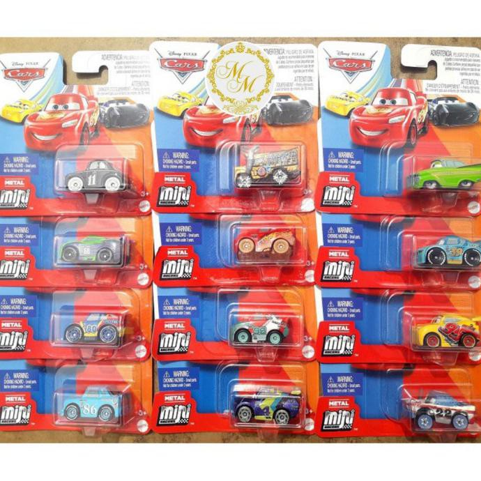 maddox - Mattel Cars 3 Mini Racer Wave 3 Grosir / Dus Segel SNI (36pcs) - mini cars lot E