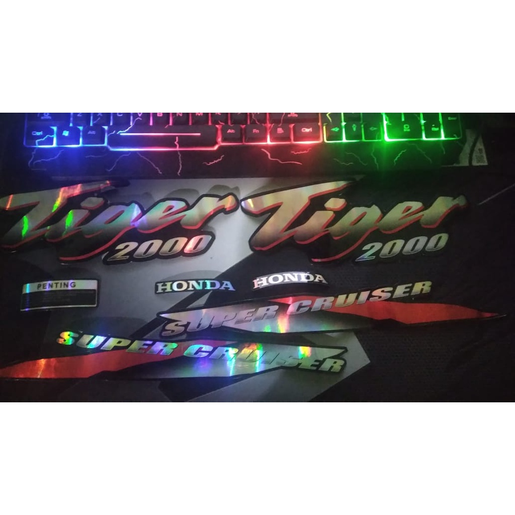 Striping Tiger 2000 Hologram Pelangi