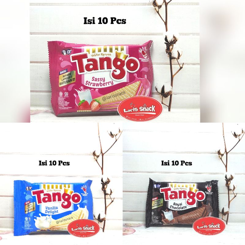 

Biskuit Waffer Tango Wafer All Variant 35gr (1 pak isi 10)