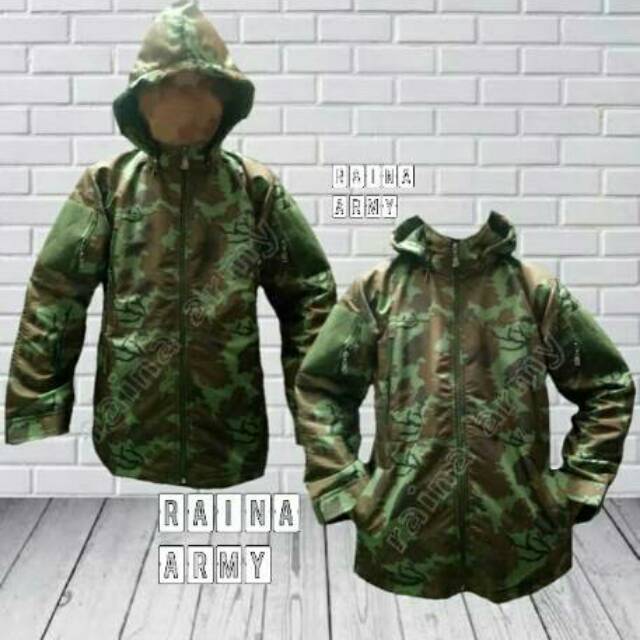Jaket army tactical jaket camo army loreng kostrad lama daun