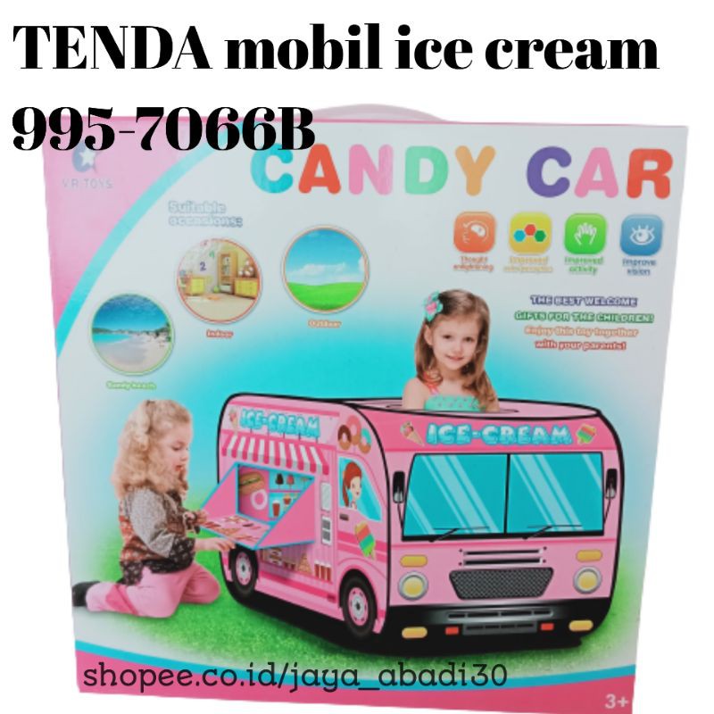 MAINAN TENDA ANAK MOBIL ICE CREAM CANDY 995-7066B / PERMEN ES KRIM