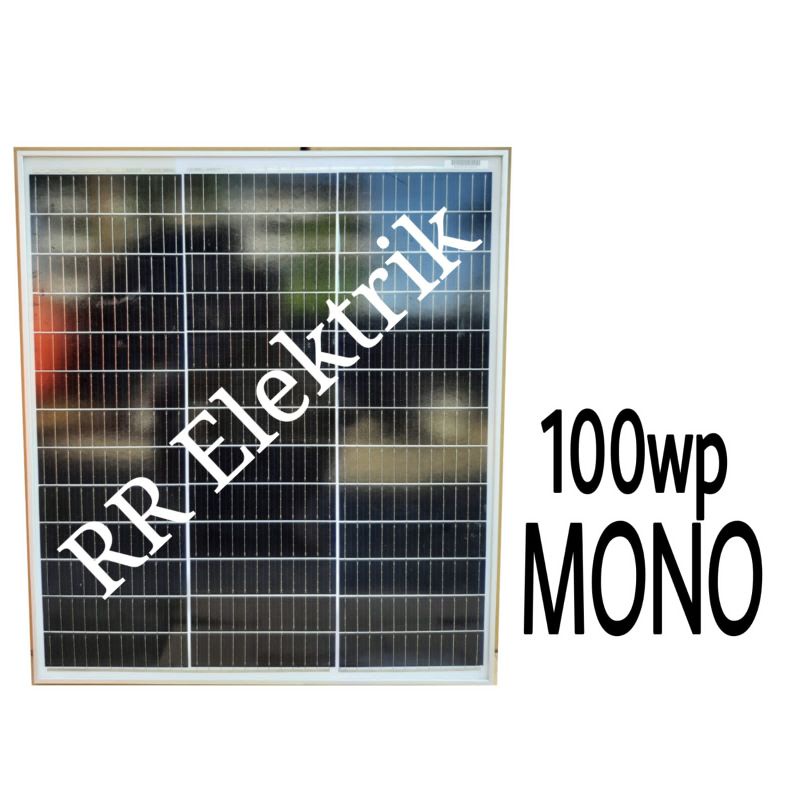 Jual Solar Panel Solar Cell Panel Surya 100wp Monocrystalline 100Wp ...