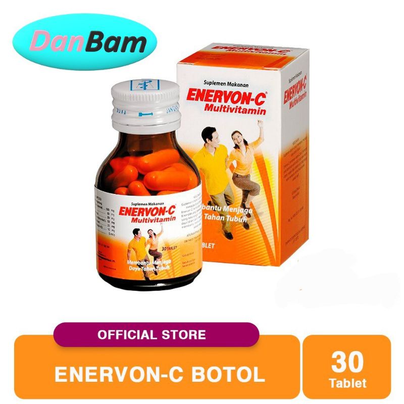 Enervon-C Botol Tablet 30s Vitamin Harian