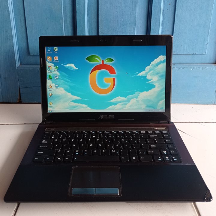 Asus K43E Hitam 14 inch RAM 2GB HDD 500GB Laptop Second Windows 7