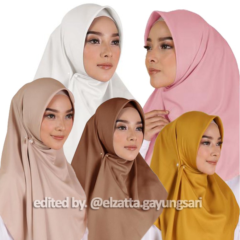 SCARF POLOS PREMIUM KEIVA VALLETTA BY ELZATTA HIJAB