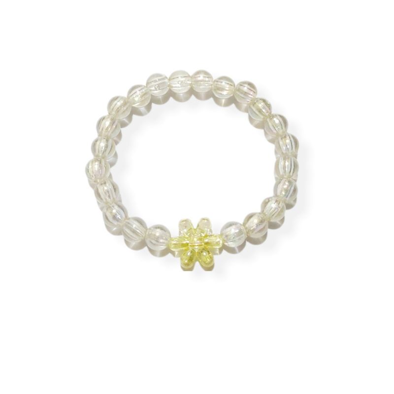 Gelang Elastis Bunga Hologram Holo Unicorn Flower Jasmine Bracelet Handmade Fashion
