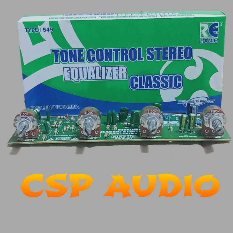 Kit tone control stereo klasik 2xLM324