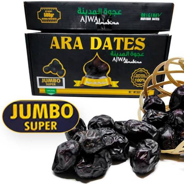 

Kurma Ajwa Jumbo (Premium) 500 gr