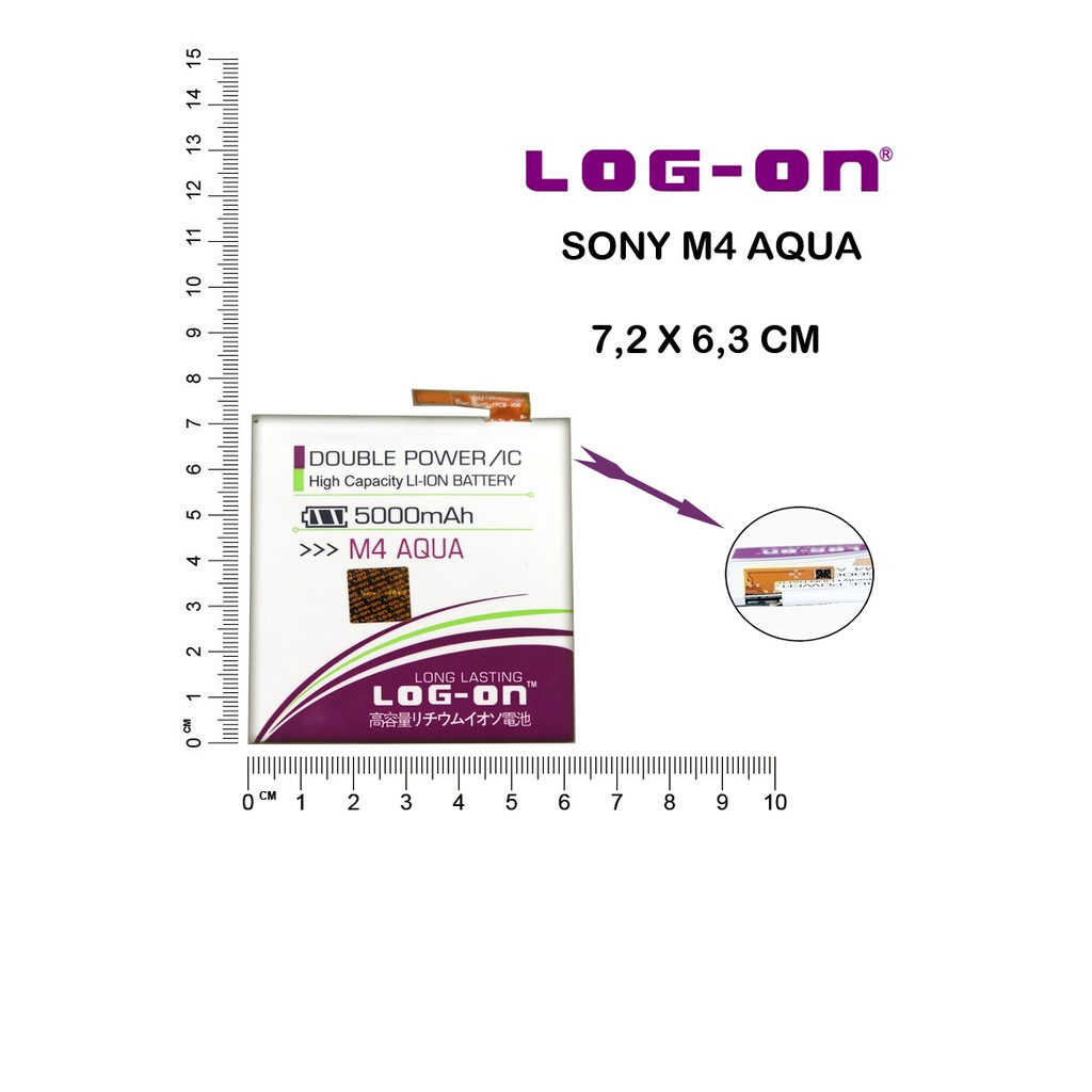 BATERAI LOG ON SONY XPERIA M4 AQUA