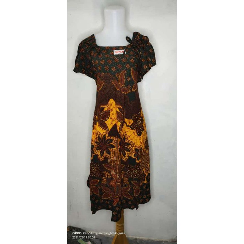 daster klok payung kencana ungu serut