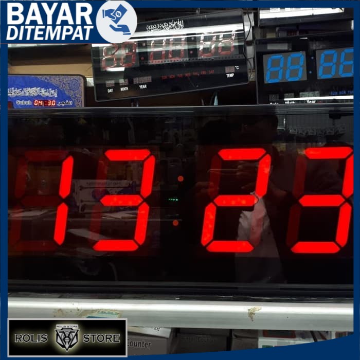 BISA COD MURAH Jam Dinding Digital 7030 Led Merah