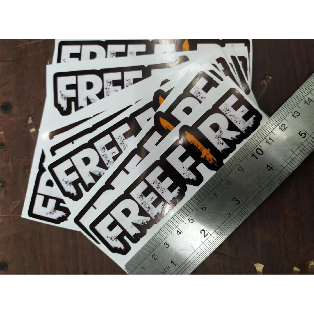 

STICKER FREE FIRE ISI 10 PCS (PRINTABLE STICKER) SUDAH DI CUTTING CONTOUR, TINGGAL TEMPEL SAJA