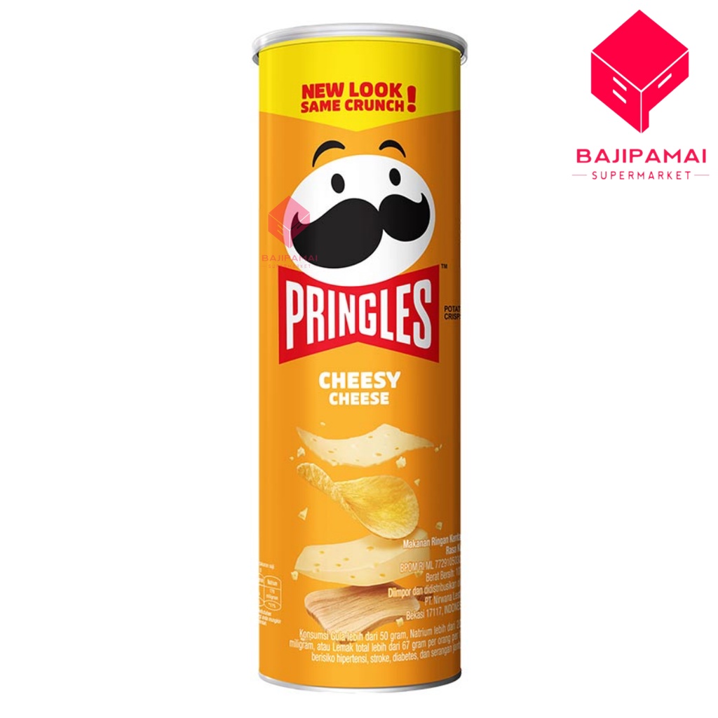 

PRINGLES CHEESY CHEESE / KEJU 107 GR