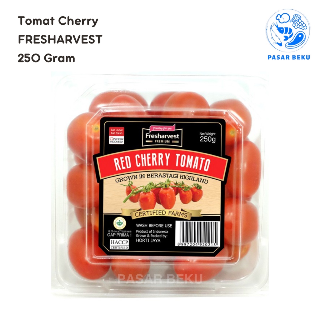 

(Khusus AREA SUMBAR) Tomat Cherry Tomat Ceri Fresharvest Brand 250 Gram Premium Pasar Beku Padang