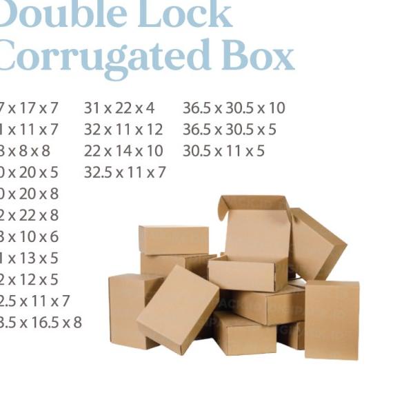 

❃ [Digipack] Brown Corrugated Box ID: 20 x 20 x 8 | Kotak | Kardus ♜