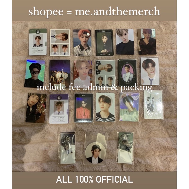 <READY STOK> Photocard pc doyoung Jaehyun B2S mark renjun Jeno Bookmark we boom nct neo official