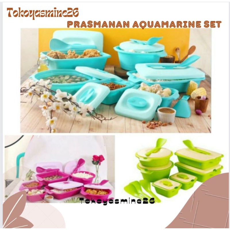 Prasmanan Aquamarine set/Prasmanan Serving Biggy set