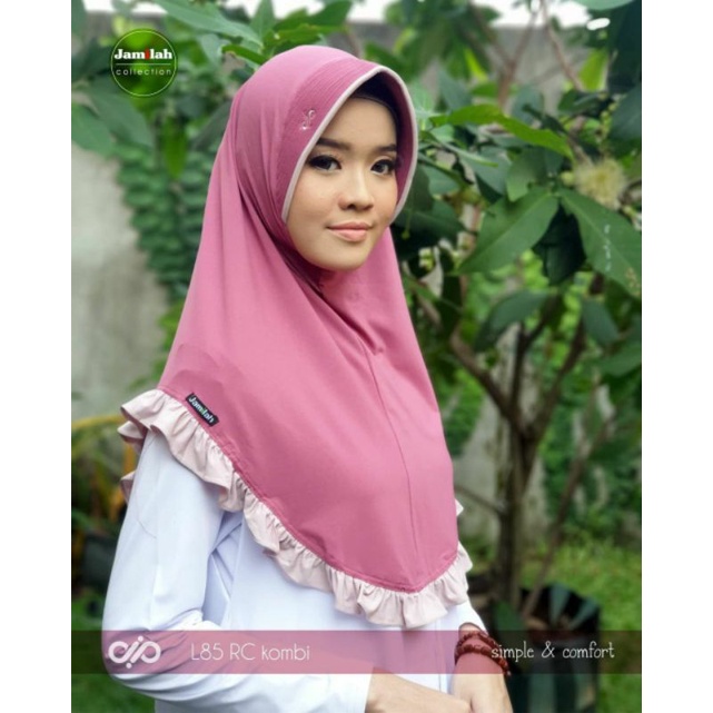 Jilbab Bergo Kombinasi L 85 Rc Kombi Ori Jamilah Size M