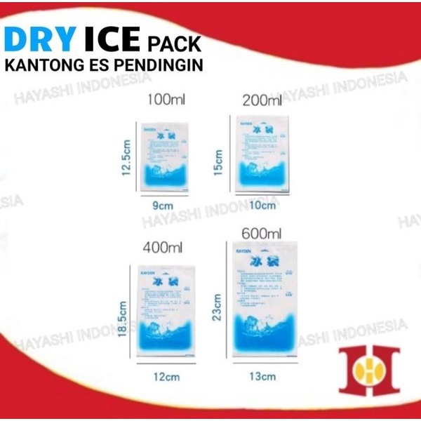 Ice Gel Pack Thermafreeze Bag Dry Cooler Jelly Kantong Es Pendingin-10PC