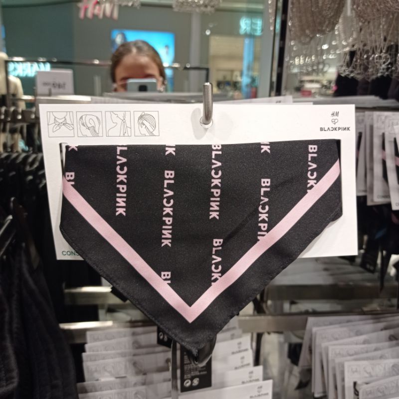 JASTIP H&M NEW ORIGINAL Blackpink Series Scarf Pita Rambut
