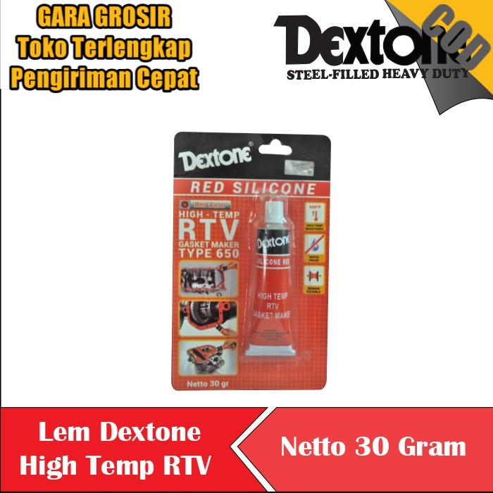 

Lem Silikon Merah Dextone Red Silicon Untuk Mesin 30 Gr