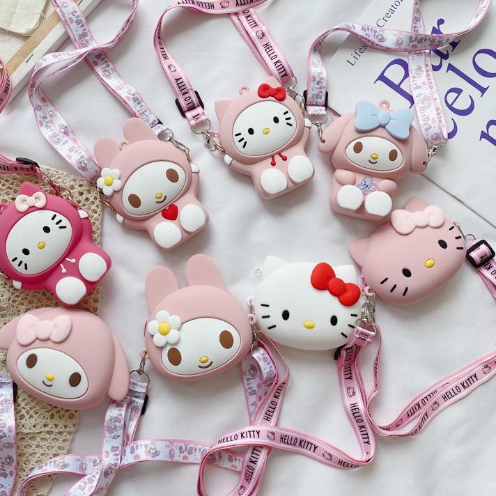 (MURAH) TAS MINI FASHION JELLY ANAK SELEMPANG / ￼TAS SELEMPANG ANAK JELLY KARAKTER / SLING BAG ANAK 