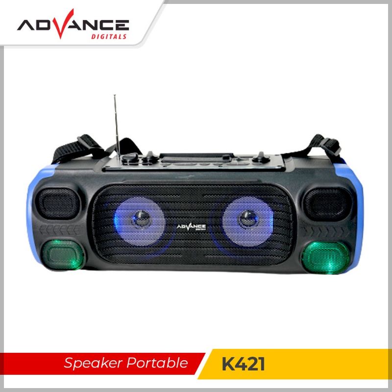 SPEAKER ADVANCE BLUETOOTH K421 + FREE MIC (ADVANCE)