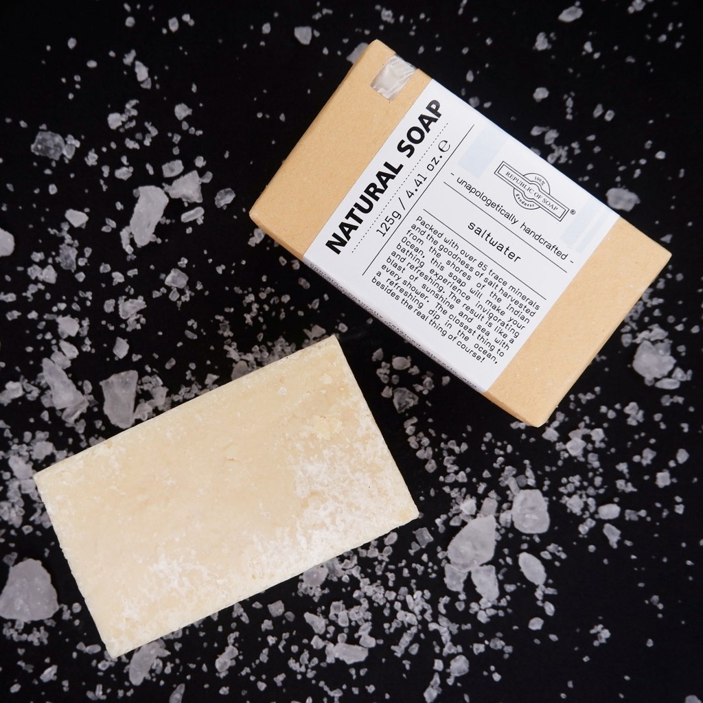 Natural Soap Bar - Saltwater 125gr - Republic Of Soap