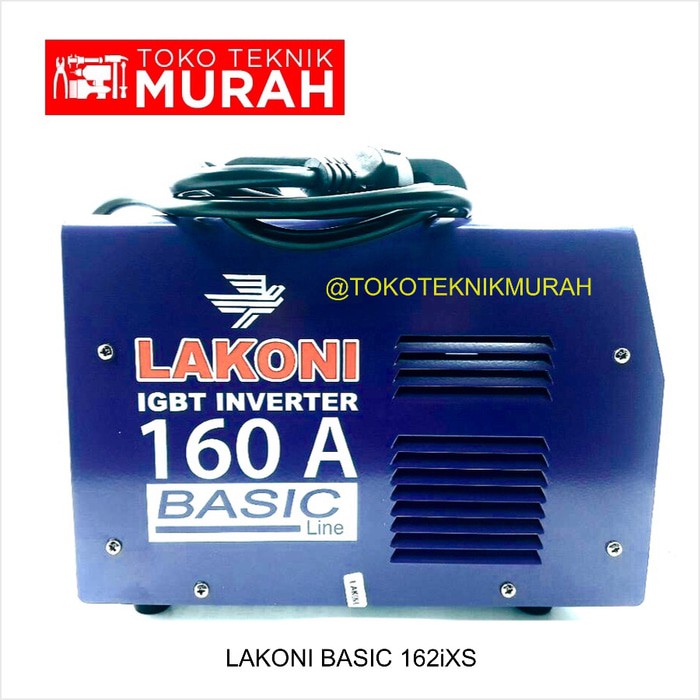 Lakoni Basic 162iXS Mesin Las Inverter Welder 162 iXS Travo Trafo