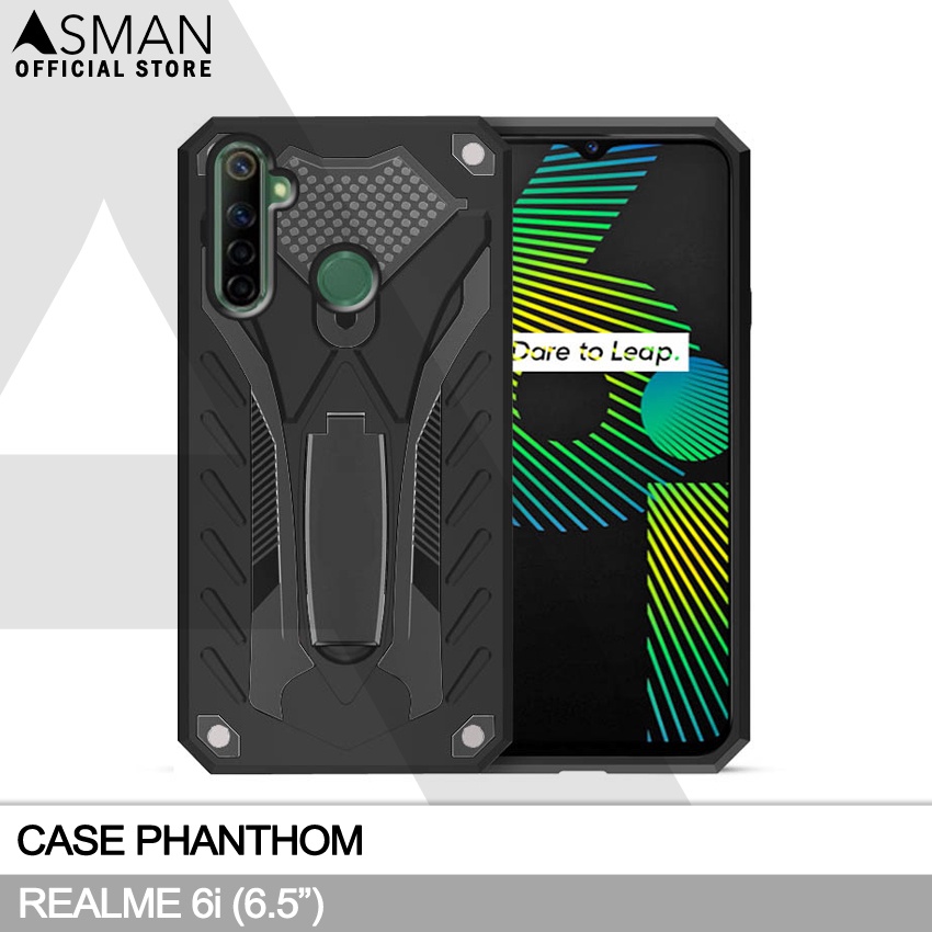 Hardcase Phantom Realme 6i | Transformer Kick Stand