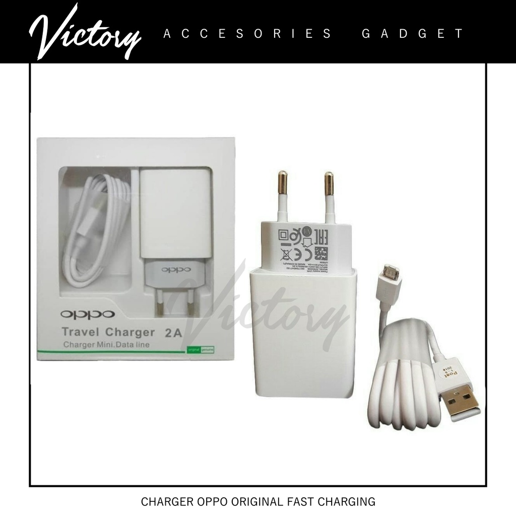 CHARGER OPPO ORIGINAL FAST CHARGING 100% / CHARGER OPPO A7 A9 A37 A39 A53 A57 A59 F1s F3 F5 F7