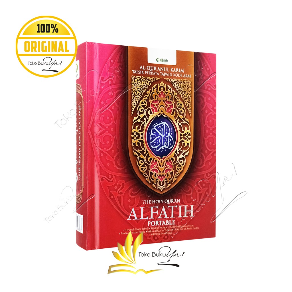 Al Quran Al Fatih B6 HC Portable Tafsir Perkata Tajwid Kode Arab