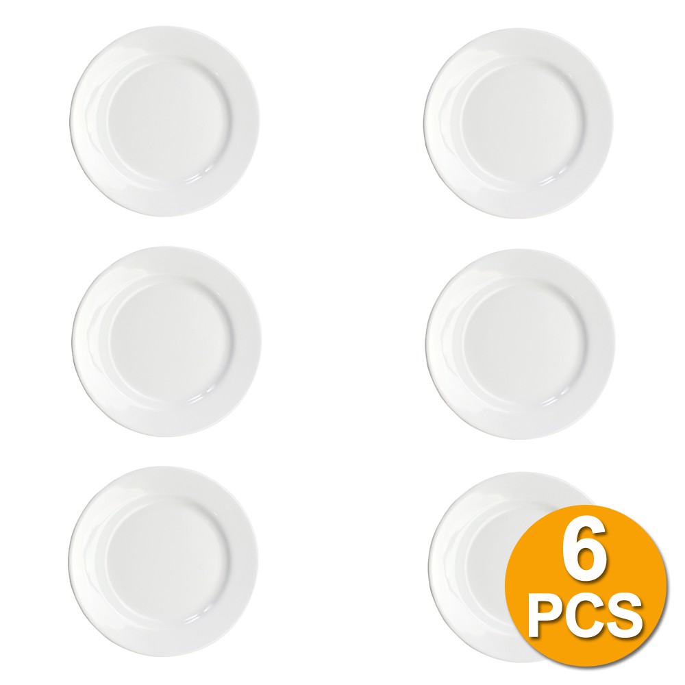 Arwana Houseware Piring Ceper Putih - Golden Dragon Melamine Horeka Series-7 inch P5407