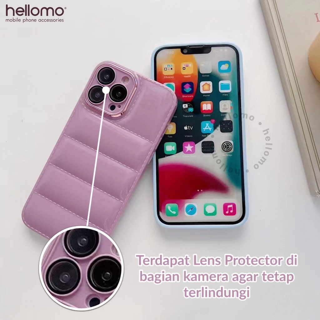 (2) Pillow Case Air Jacket Case iPhone Bantal Case Softcase Puff Case iPhone Air Pillow Casing iPhone Anti Jatuh Case iPhone