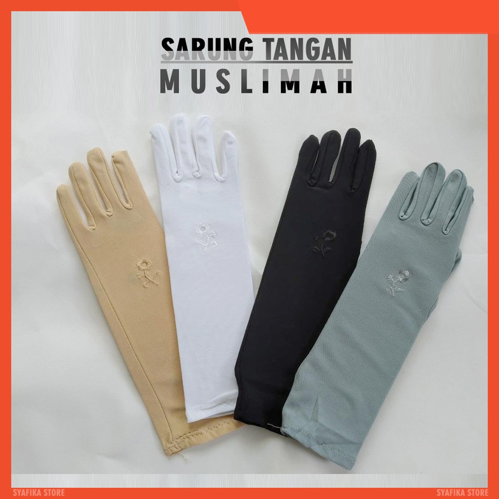 Sarung Tangan Muslimah Akhwat Allawi dan Tifa Untuk Umroh dan Haji Sarung Tangan Haji Nikah