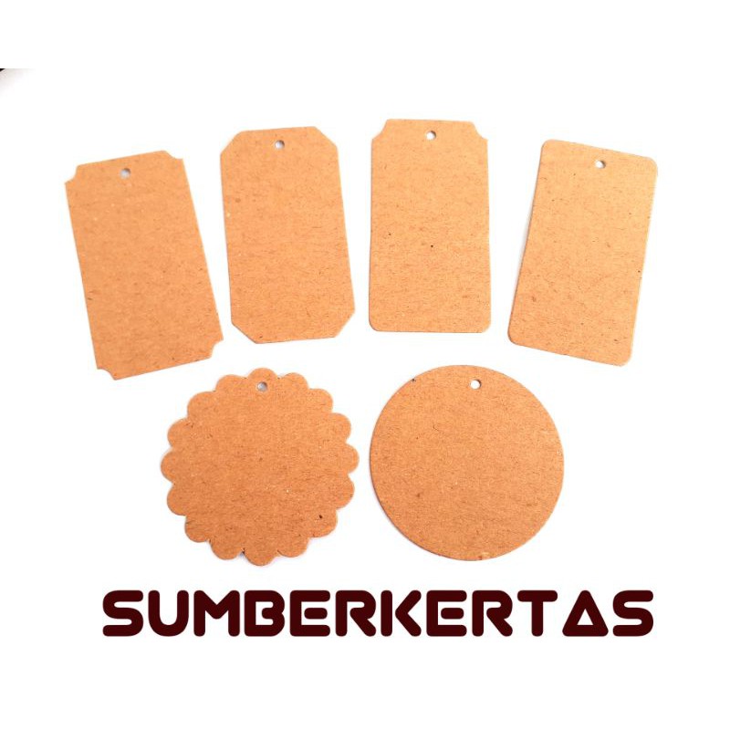 

HANG TAG POLOS/HANGTAG BAJU/HANGTAG BROWN/MURAH