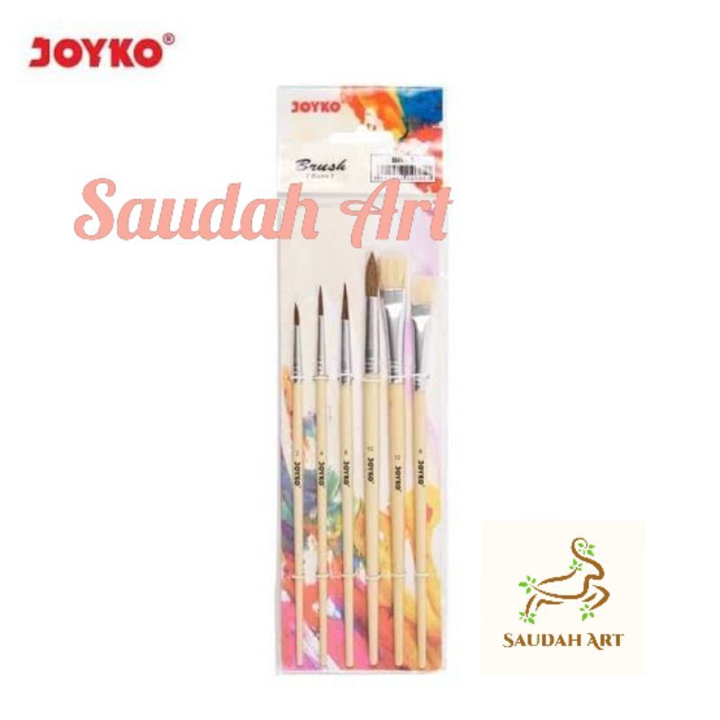 

Kuas Set Lukis isi 6 pcs