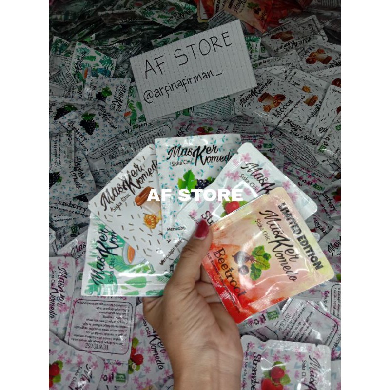 [BISA COD] Masker Komedo - Peel Off Mask SISKA CHIC