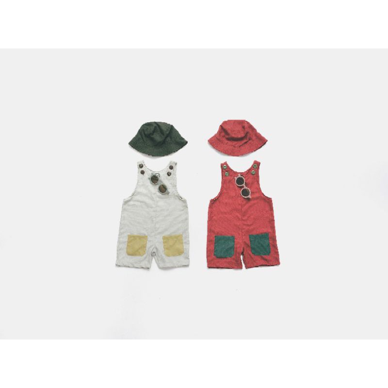 Celoteh Little Goods - Coco pocket romper anak