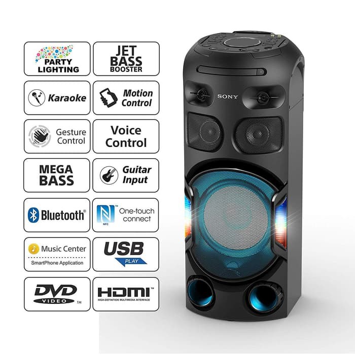 Sony MHC-V42D High Power Audio System with BLUETOOTH® Technology
