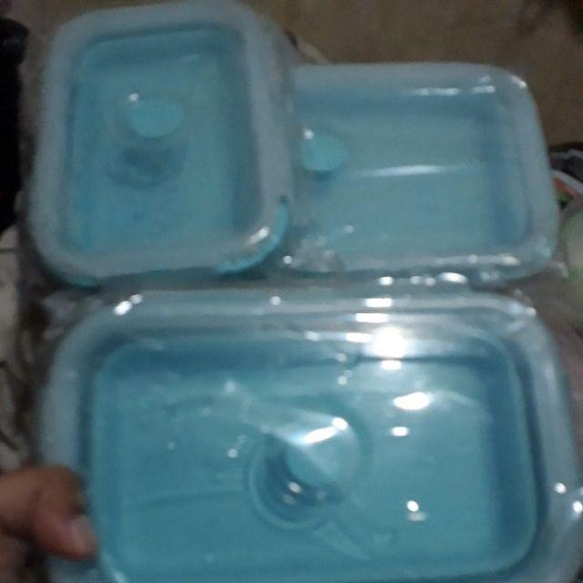 Kotak Makan Lipat Silikon Lunch Box Praktis Tempat Makan Portable Wadah Makan Susun