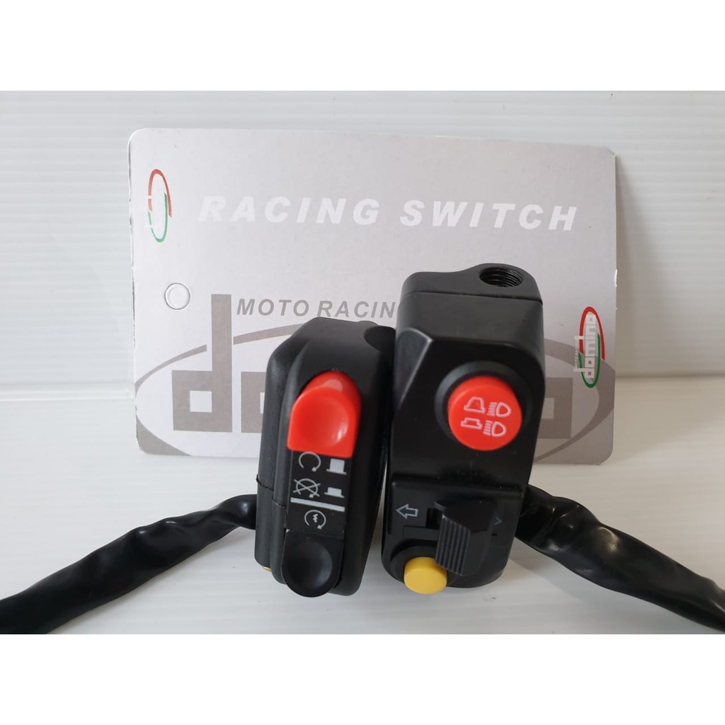 SAKLAR SET DOMINO KIRI KANAN SONIC150 NINJA150 VIXION CB150 TIGER SATRIA FU AEROX RXK DLL